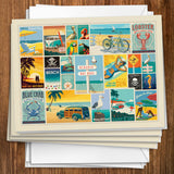 Coastal Collection Collage (Horizontal) - Notecards, Notecards