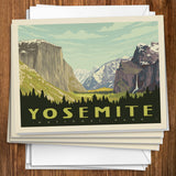 Yosemite National Park: Yosemite Valley (Horizontal) - Notecards, Notecards