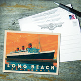 Long Beach, CA: Queen Mary - Postcards, Postcards