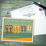 Flip Flops Hangin’ Out Together - Postcards, Postcards