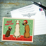 Middle Tennessee Boxer Rescue Fundraiser Print #5 (Feliz Nubby Dog) - Postcards, Postcards