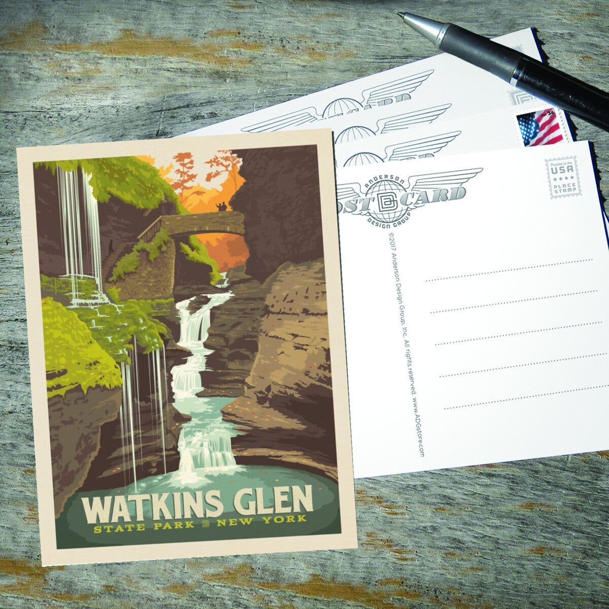 watkins-glen-state-park-new-york - Postcards