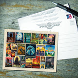 Literary Classics Collage (Horizontal) - Postcards, Postcards