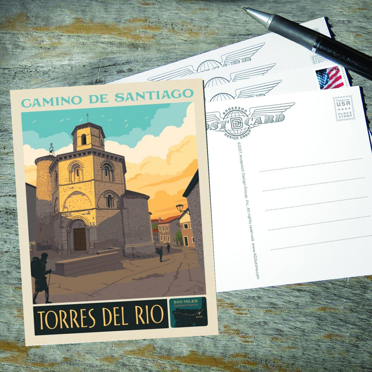 camino-de-santiago-trail-5-torres-del-rio - Postcards