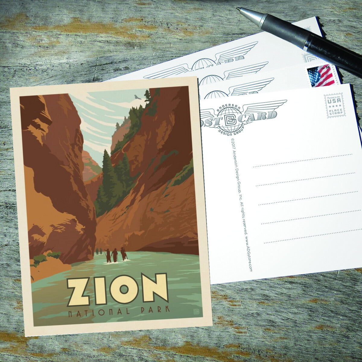 zion-national-park-hiking-the-narrows - Postcards