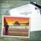 Huntington Beach, California - Postcards, Postcards