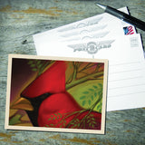 Pastel Painting: Redhead (Cardinal) - Postcards, Postcards