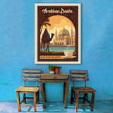 Arabian Dawn Coffee Blend - Canvas, Canvas / 30x40