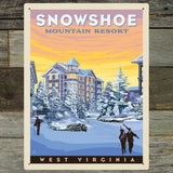 Snowshoe, West Virginia - Metal Sign, Metal Sign