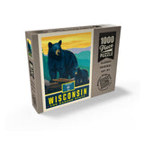 Wisconsin State Pride: Black Bears - Puzzle, Puzzle / 1000 / Box / Angle