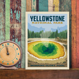 Yellowstone Morning Glory Pool - Canvas, Canvas / 9x12