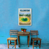 Yellowstone Morning Glory Pool - Canvas, Canvas / 18x24