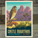 Castle Mountains National Monument, CA - Metal Sign, Metal Sign