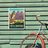 Castle Mountains National Monument, CA - Metal Sign, Metal Sign / 12x16