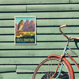 Castle Mountains National Monument, CA - Metal Sign, Metal Sign / 9x12