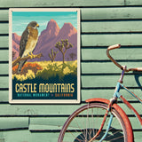 Castle Mountains National Monument, CA - Metal Sign, Metal Sign / 18x24