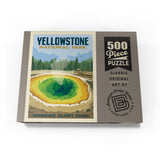 Yellowstone Morning Glory Pool - Puzzle, Puzzle / 500 / Box / Front