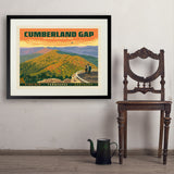Cumberland Gap National Historical Park - Art Print, 24x32 / Standard / Black