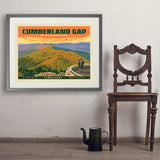 Cumberland Gap National Historical Park - Art Print, 24x32 / Standard / Gray