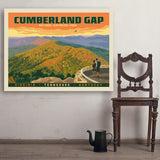 Cumberland Gap National Historical Park - Art Print, 36x48