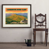 Cumberland Gap National Historical Park - Art Print, 24x32 / Standard / Brown