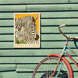 Nashville Zoo (Zebra) - Metal Sign, Metal Sign / 12x16