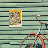 Nashville Zoo (Zebra) - Metal Sign, Metal Sign / 9x12