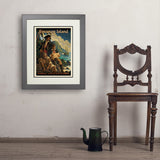 Treasure Island: Robert Louis Stevenson (AVH) - Art Print, 18x24 / Deluxe / Gray