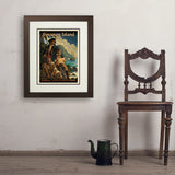 Treasure Island: Robert Louis Stevenson (AVH) - Art Print, 18x24 / Deluxe / Brown