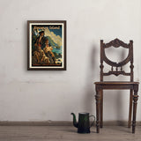 Treasure Island: Robert Louis Stevenson (AVH) - Art Print, 18x24 / Simple / Brown