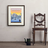 Snowshoe, West Virginia - Art Print, 18x24 / Standard / Brown