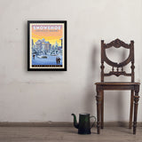 Snowshoe, West Virginia - Art Print, 18x24 / Simple / Black