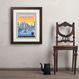 Snowshoe, West Virginia - Art Print, 18x24 / Deluxe / Brown
