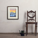Snowshoe, West Virginia - Art Print, 11x14 / Standard / Brown
