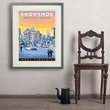Snowshoe, West Virginia - Art Print, 24x32 / Standard / Gray