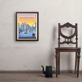 Snowshoe, West Virginia - Art Print, 18x24 / Simple / Brown