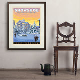 Snowshoe, West Virginia - Art Print, 24x32 / Standard / Brown