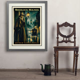 Sherlock Holmes: Arthur Conan Doyle  - Art Print, 24x32 / Deluxe / Gray
