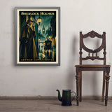 Sherlock Holmes: Arthur Conan Doyle  - Art Print, 24x32 / Simple / Gray