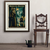 Sherlock Holmes: Arthur Conan Doyle  - Art Print, 24x32 / Deluxe / Brown