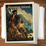Treasure Island: Robert Louis Stevenson (AVH) - Notecards, Notecards