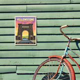 Yellowstone: Roosevelt Arch - Metal Sign, Metal Sign / 9x12