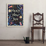 A Greeting Card: Happy New Year! - Art Print, 24x32