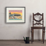 Asbury Park NJ - Art Print, 18x24 / Standard / Gray