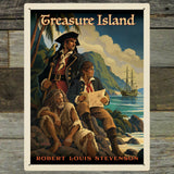 Treasure Island: Robert Louis Stevenson (AVH) - Metal Sign, Metal Sign