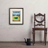 Yellowstone Morning Glory Pool - Art Print, 11x14 / Standard / Brown