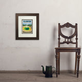 Yellowstone Morning Glory Pool - Art Print, 8x10 / Deluxe / Brown