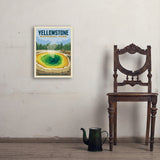 Yellowstone Morning Glory Pool - Art Print, 18x24