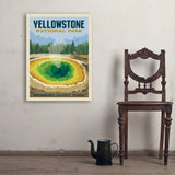 Yellowstone Morning Glory Pool - Art Print, 24x32