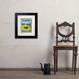 Yellowstone Morning Glory Pool - Art Print, 8x10 / Deluxe / Black